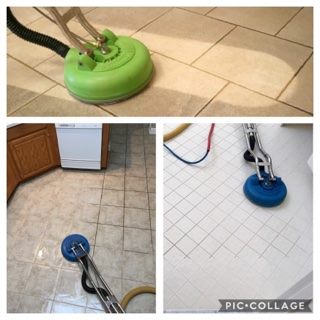 Tile and grout cleaning picture